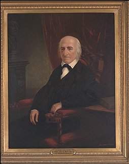 Portrait of Albert Gallatin.