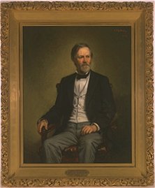 Portrait of John Sherman.