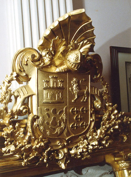 Restoration of Coat of Arms on Columbian Frame
