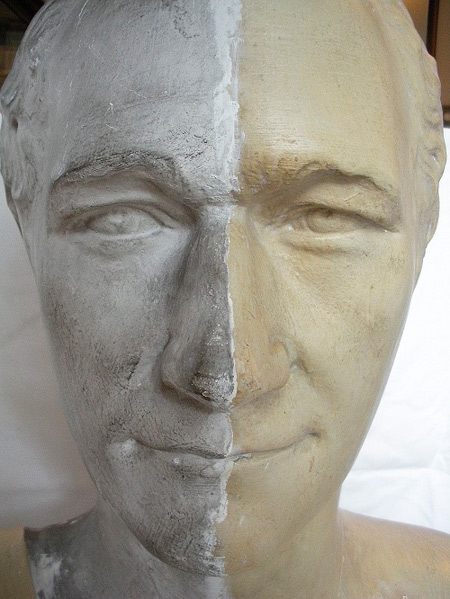 Photograph of Alexander Hamilton bust