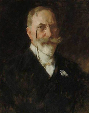 Self portrait of William Merritt Chase, painter of the Jay Cooke portrait