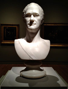 Color photograph of Alexander Hamilton bust