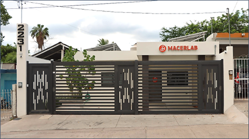 Macerlab storefront in Culiacan, Sinaloa