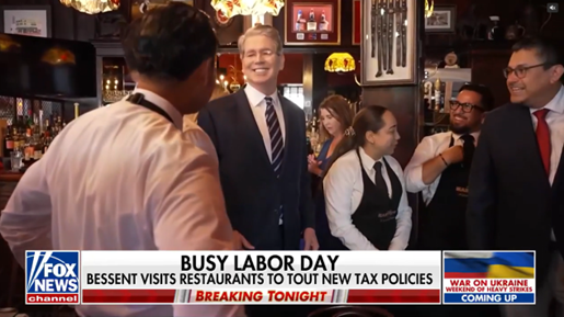 Secretary Bessent speaks to Rich Edson from Fox News