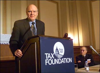Secretary John W. Snow Speaks to the Tax Foundation on Strengthening the Economy Through Smarter Tax Policies