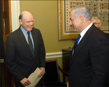 Secretary John W. Snow Meets with Israeli Finance Minister Benjamin Netanyahu