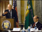 Photo: Secretary Snow Highlights the Importance of Financial Literacy and Education