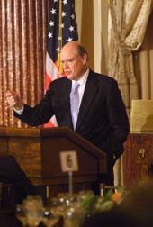 Photo: Secretary Snow Addresses Community Bankers