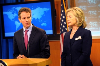 Secretaries Geithner and Clinton