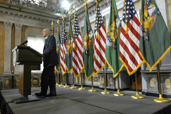 Photo: Treasury Holds Mortgage Finance Press Conference