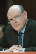 Photo: Secretary Snow Testifies on the Administration's 2006 Budget This Week