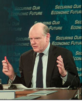 Photo: Secretary Snow Participates In White House Conference on the Economy