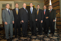 Secretary Snow with Senior Members of his Team