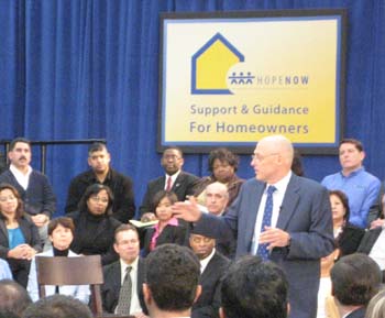 Photo: President Bush Visits Mortgage Counseling Agency