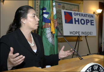 Photo: Treasury Announces Partnership Between Treasury Credit Union and Operation Hope
