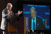 Photo: Secretary Snow Speaks to Community Bankers