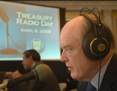 Photo: Secretary Snow to Participate in Radio Day on Wednesday