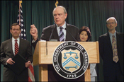 Photo: Secretary Snow Hosts Social Security and Medicare Trustees