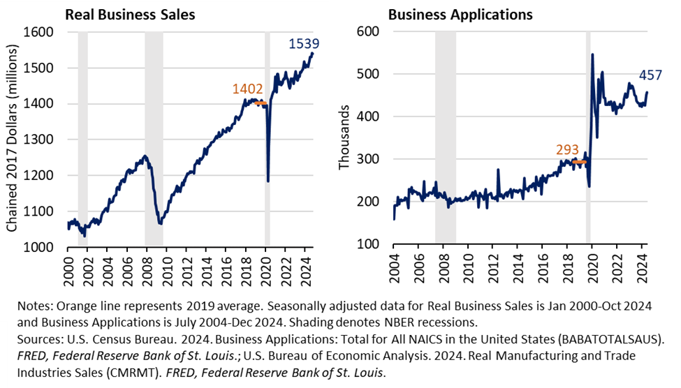 Figure 3: Business Sales and Business Applications