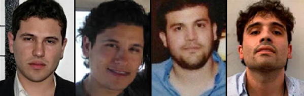 Archivaldo Ivan Guzman Salazar; Jesus Alfredo Guzman Salazar; Joaquin Guzman Lopez; Ovidio Guzman Lopez