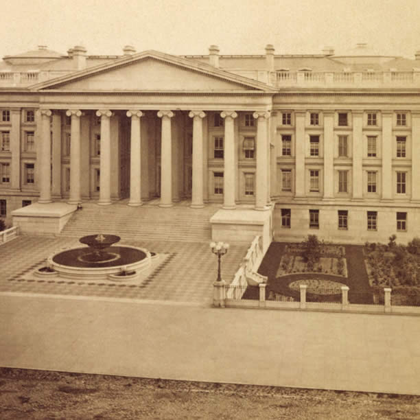 North wing sepia-tone photo