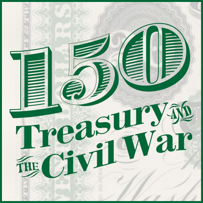 Logo: 150 Treasury and the Civil War