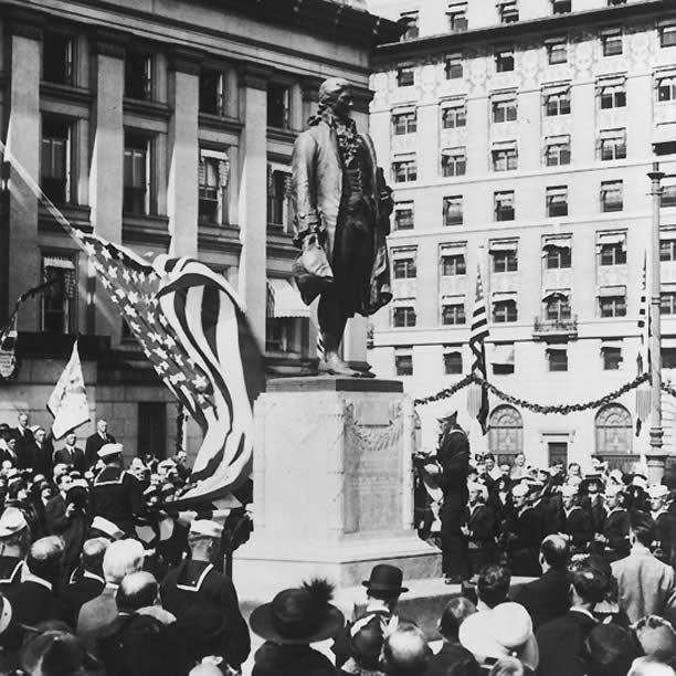 Hamilton statue dedication May 17, 1923