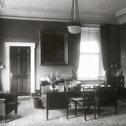 Black and white photograph of the Office of the Secretary of the Treasury.